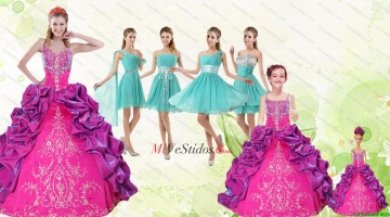 correas espaguetis Pick Ups 2015 vestido de quinceañera y muy corto Vestidos Dama y multicolor pequeño vestido de niña