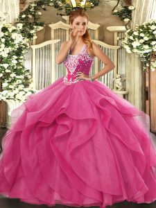 vestido sin mangas de color rosa con cuello en V vestido de fiesta